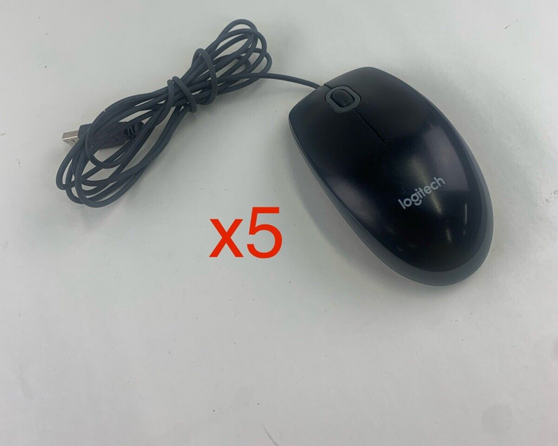 Logitech M-U0026 Wired Mouse 810-002182 (Lot of 5)