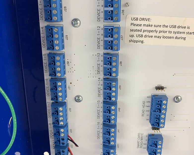 Schlage SBB Bright Blue Reader Interface Board 230-051-004 w/ Keys