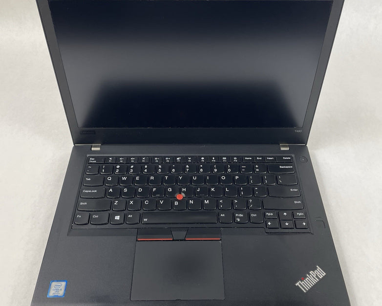Lenovo ThinkPad T480 14" i5-8350U 1.70GHz 8GB RAM No SSD/OS/AC - Bad Charge Port