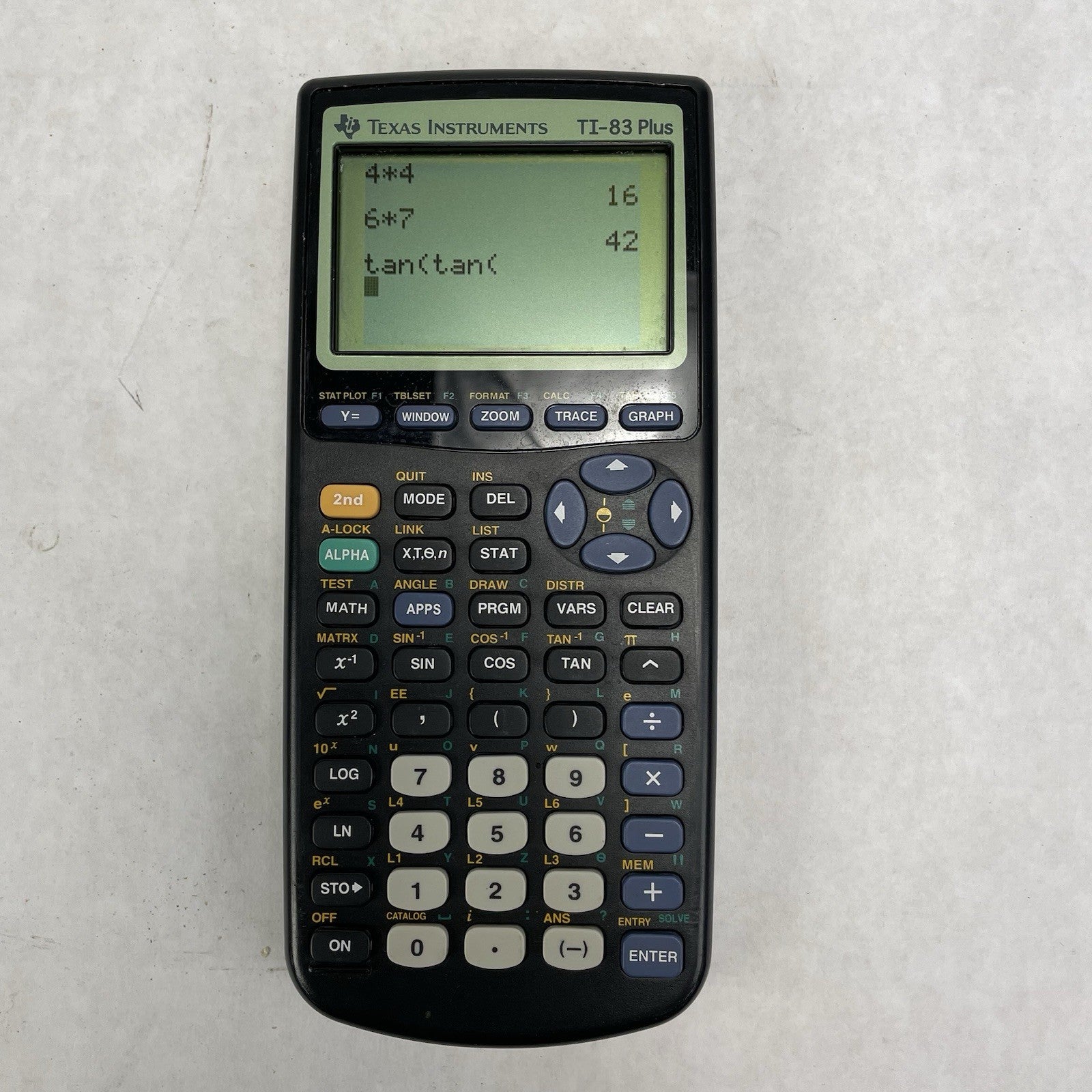Texas Instruments TI-83 Plus Graphing Calculator with Batteries