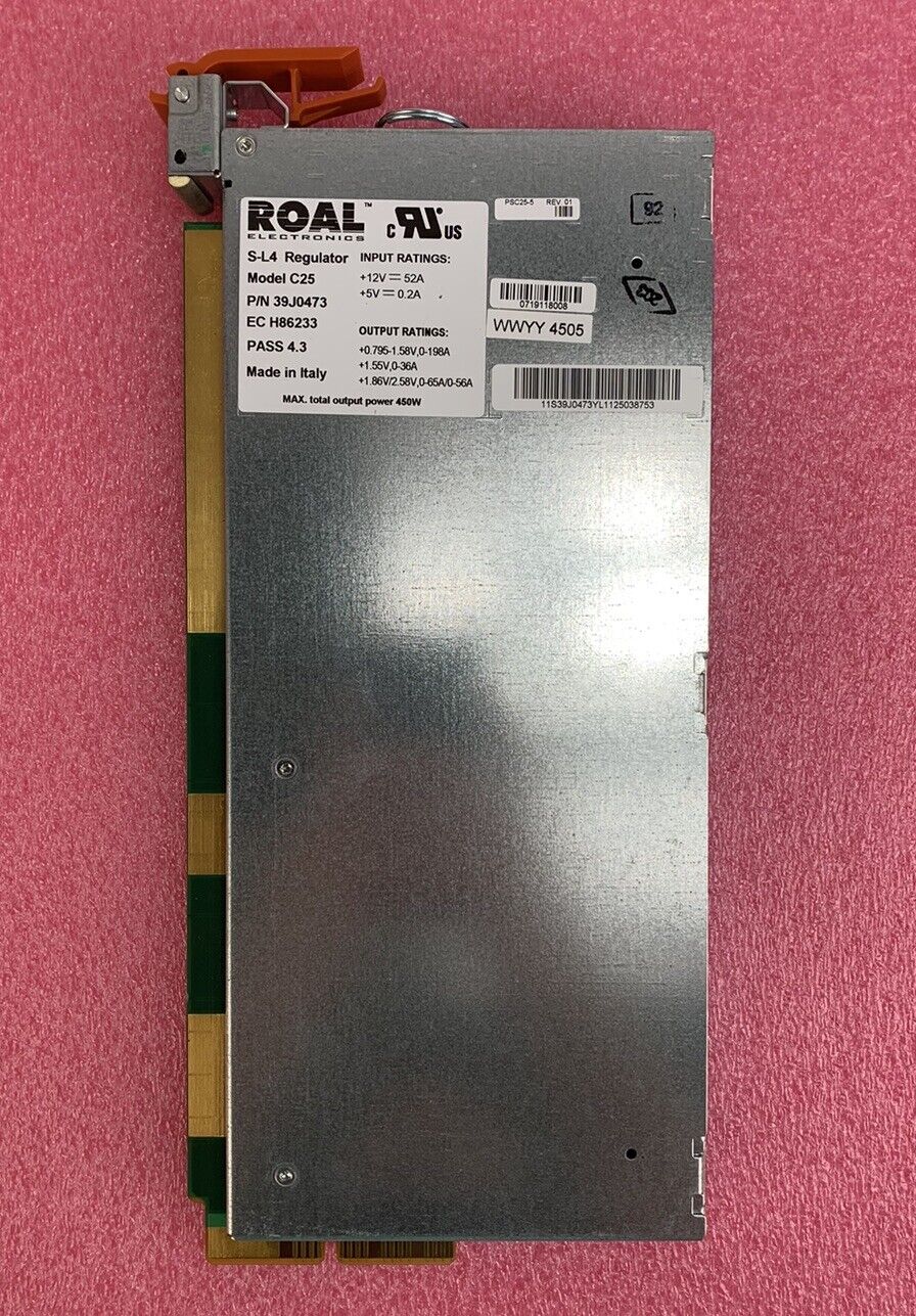 IBM Roal Electronics C25 S-L4 Regulator