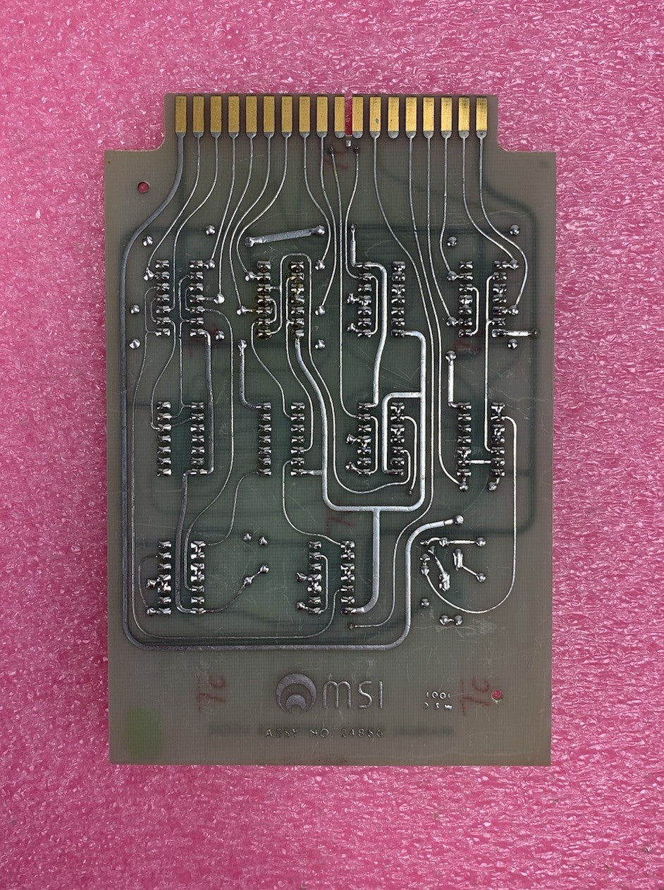 MSI Vintage 1975 Manual Switch Buffers & Logic 24866 Micromedic Card