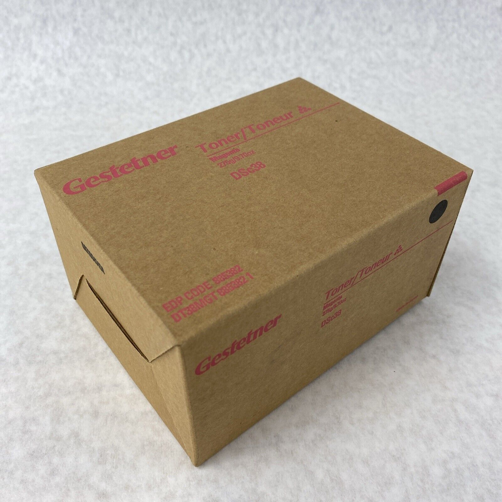 Genuine Gestetner DSc38 Magenta Toner Cassette 275g 9.70oz 885382