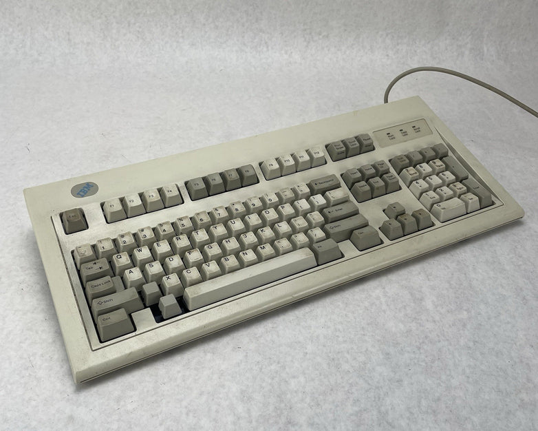Vtg 1995 IBM Model M Clicky Mechanical Keyboard 92G7453 Lexmark Buckling Spring