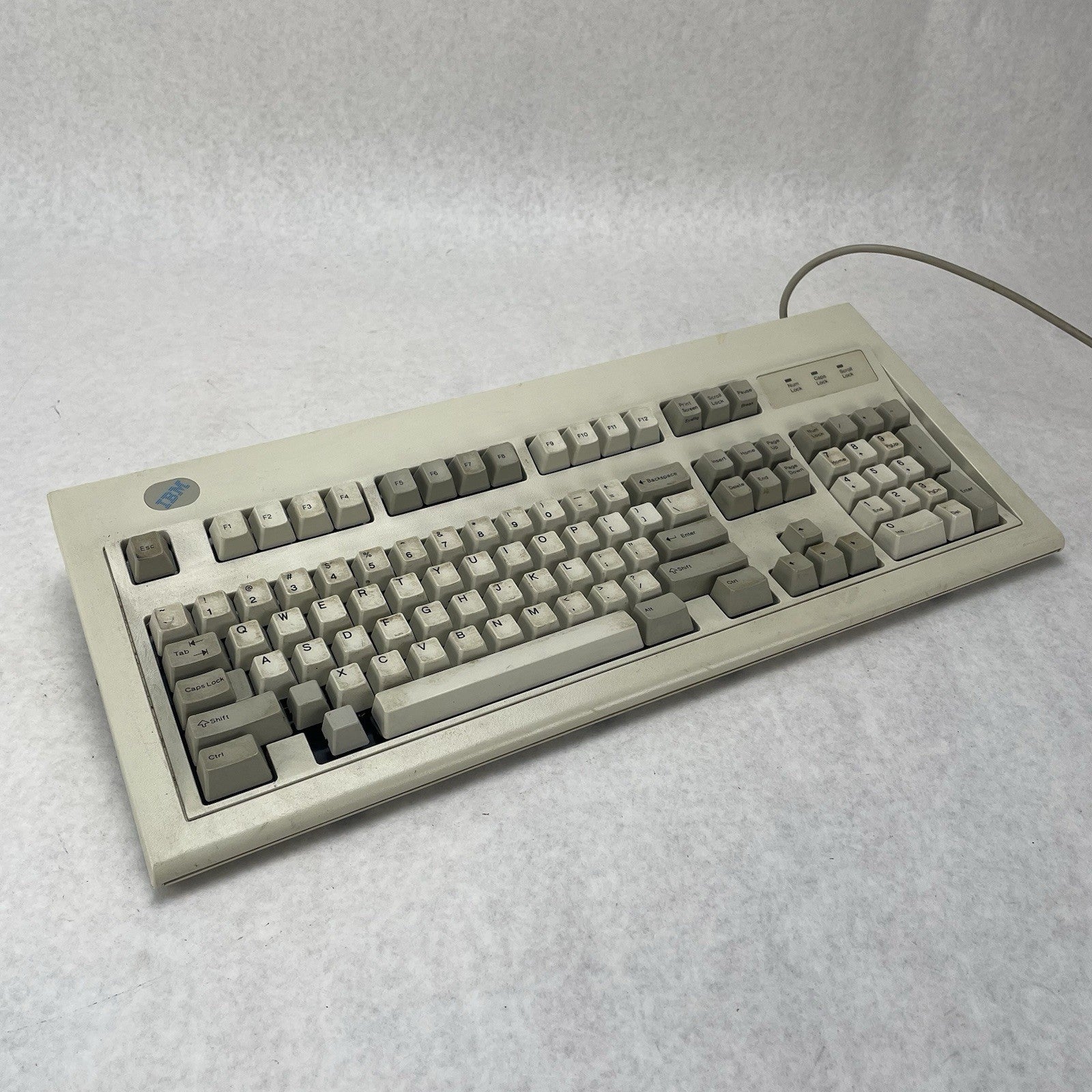 Vtg 1995 IBM Model M Clicky Mechanical Keyboard 92G7453 Lexmark Buckling Spring 0