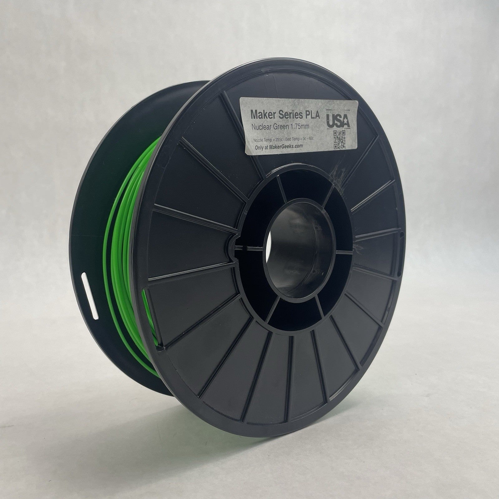 Maker Series PLA Nuclear Green PLA 1.75mm Filament