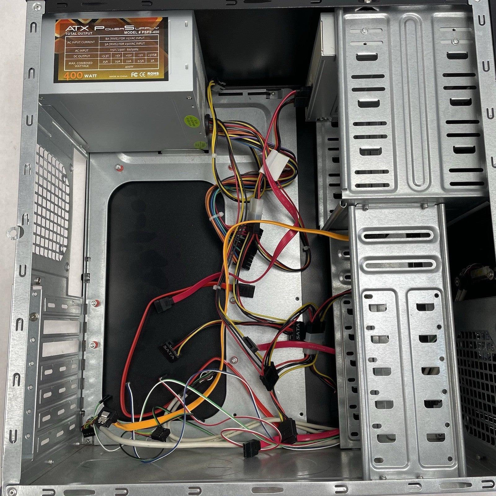 Gigabyte GZ-PH1A3 Computer Chasis Barebones w/ 400W Power Supply Tested