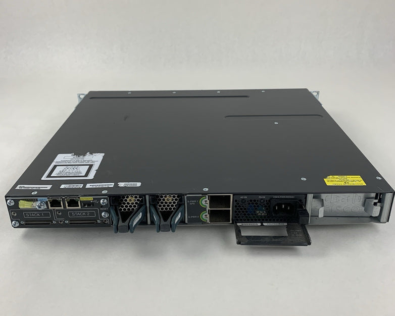 Cisco WS-C3750X-24T-S V02 24-Port Gigabit Ethernet Switch Tested Reset