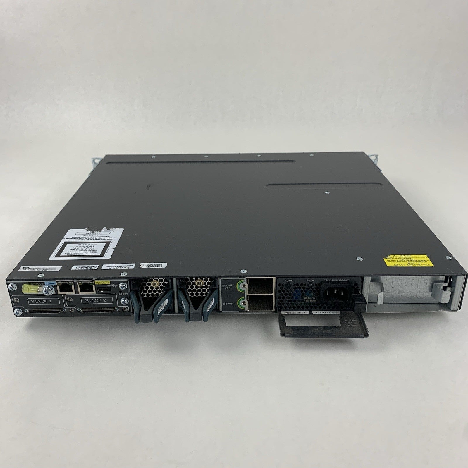 Cisco WS-C3750X-24T-S V02 24-Port Gigabit Ethernet Switch Tested Reset5