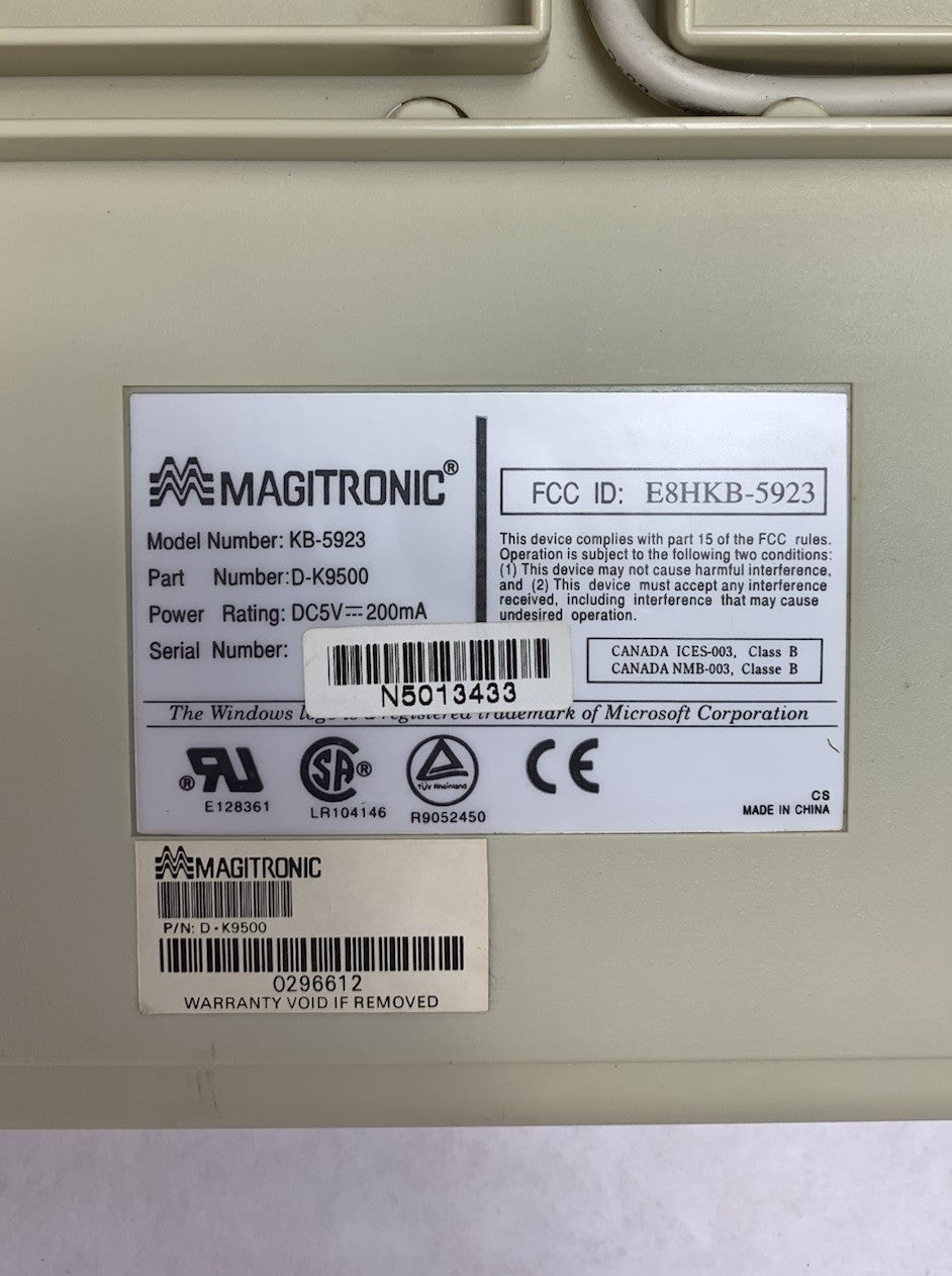 Magitronic KB-5923 D-K9500 5-Pin DIN-Wired Mechanical Keyboard - Tested7