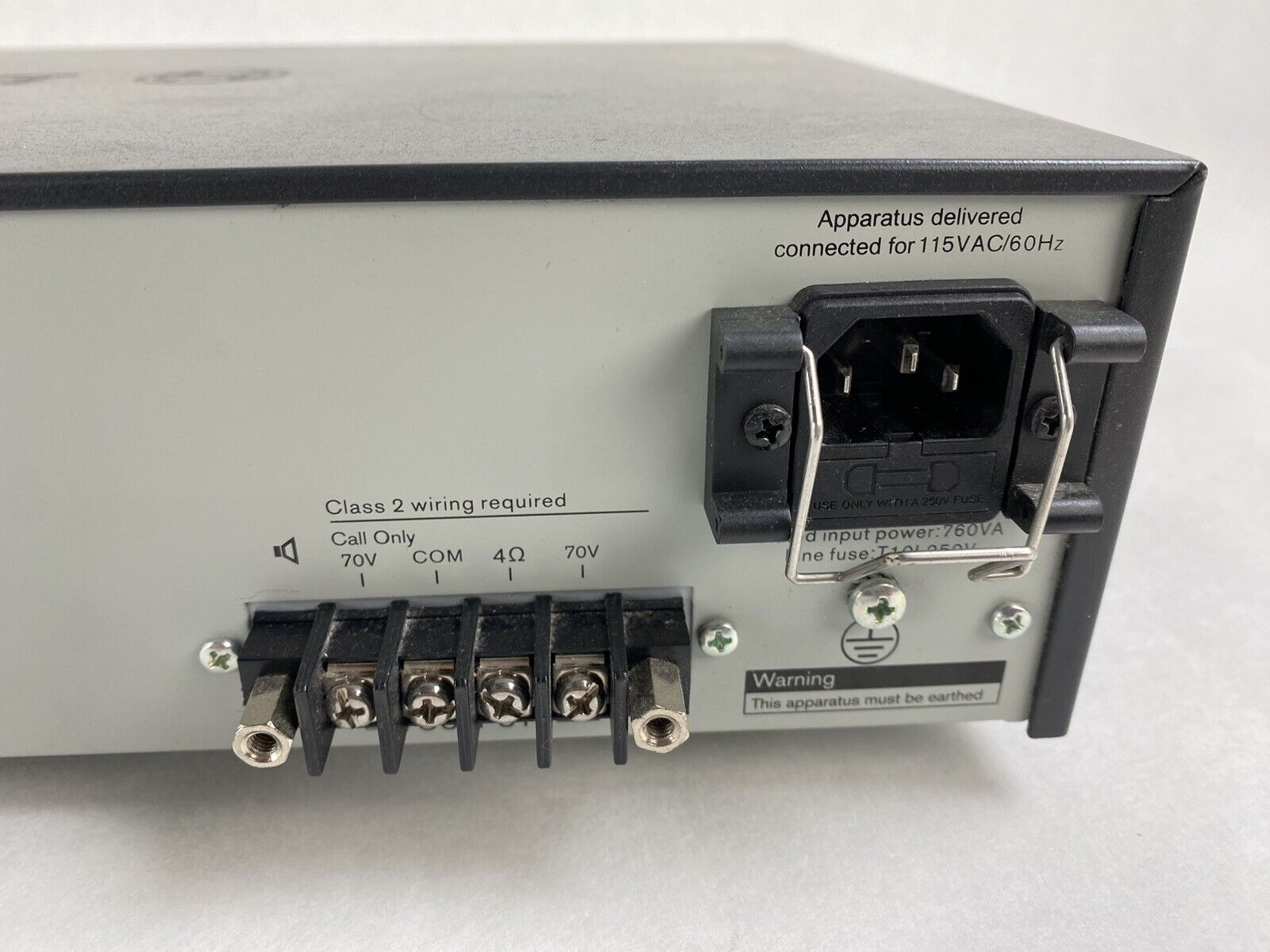 Bosch PLE-1ME120-US Plena 120 Watt 4-Channel Mixer Amplifier Tested