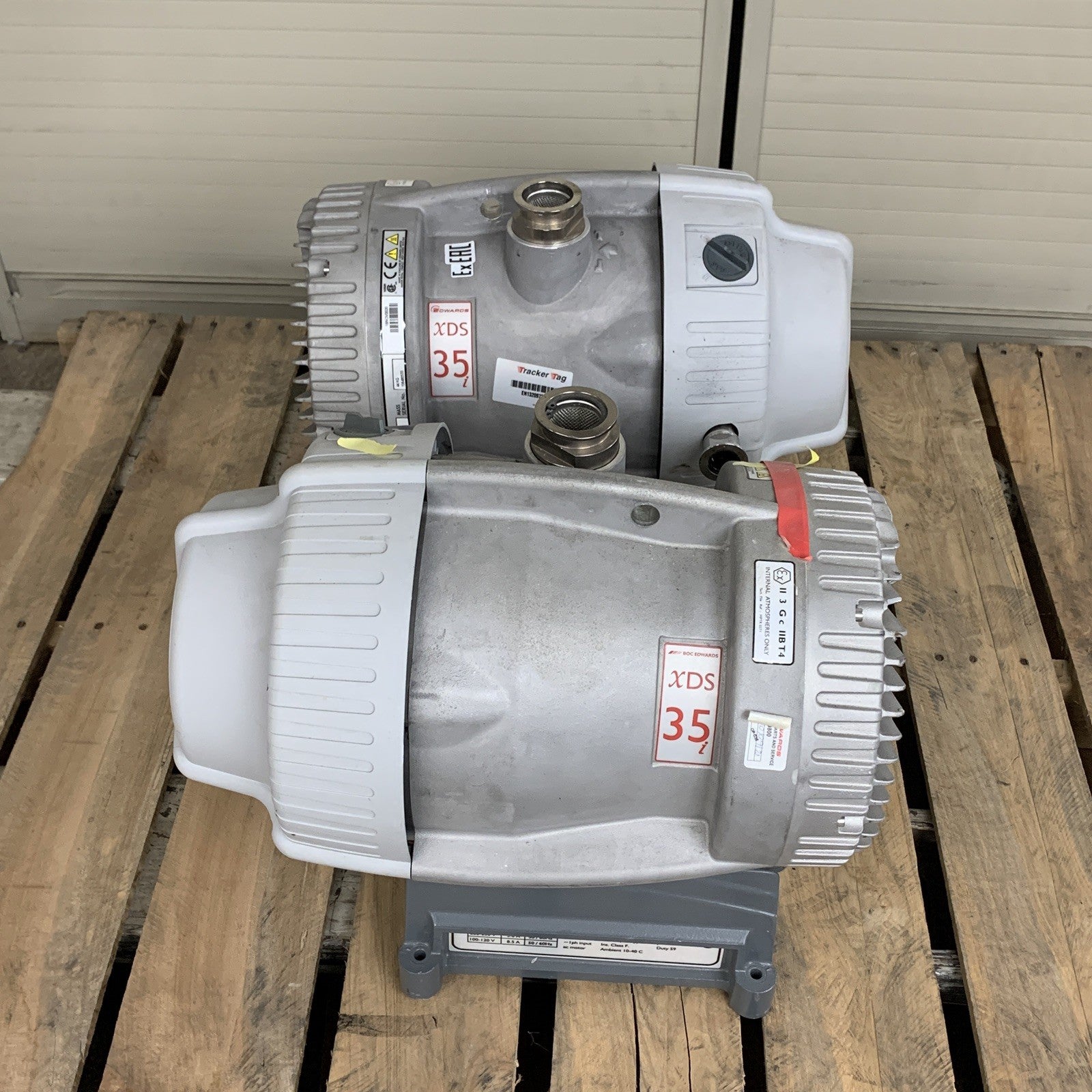 XDS 35i Edwards A730-01-983 Dry Scroll Vacuum Pump Parts and Repair Pair of 2x