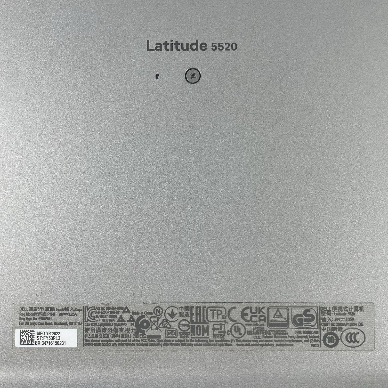 Dell Latitude 5520 15.6" i5-1145G7 2.60GHz 8GB RAM No SSD/OS/AC- Scratched Paint14