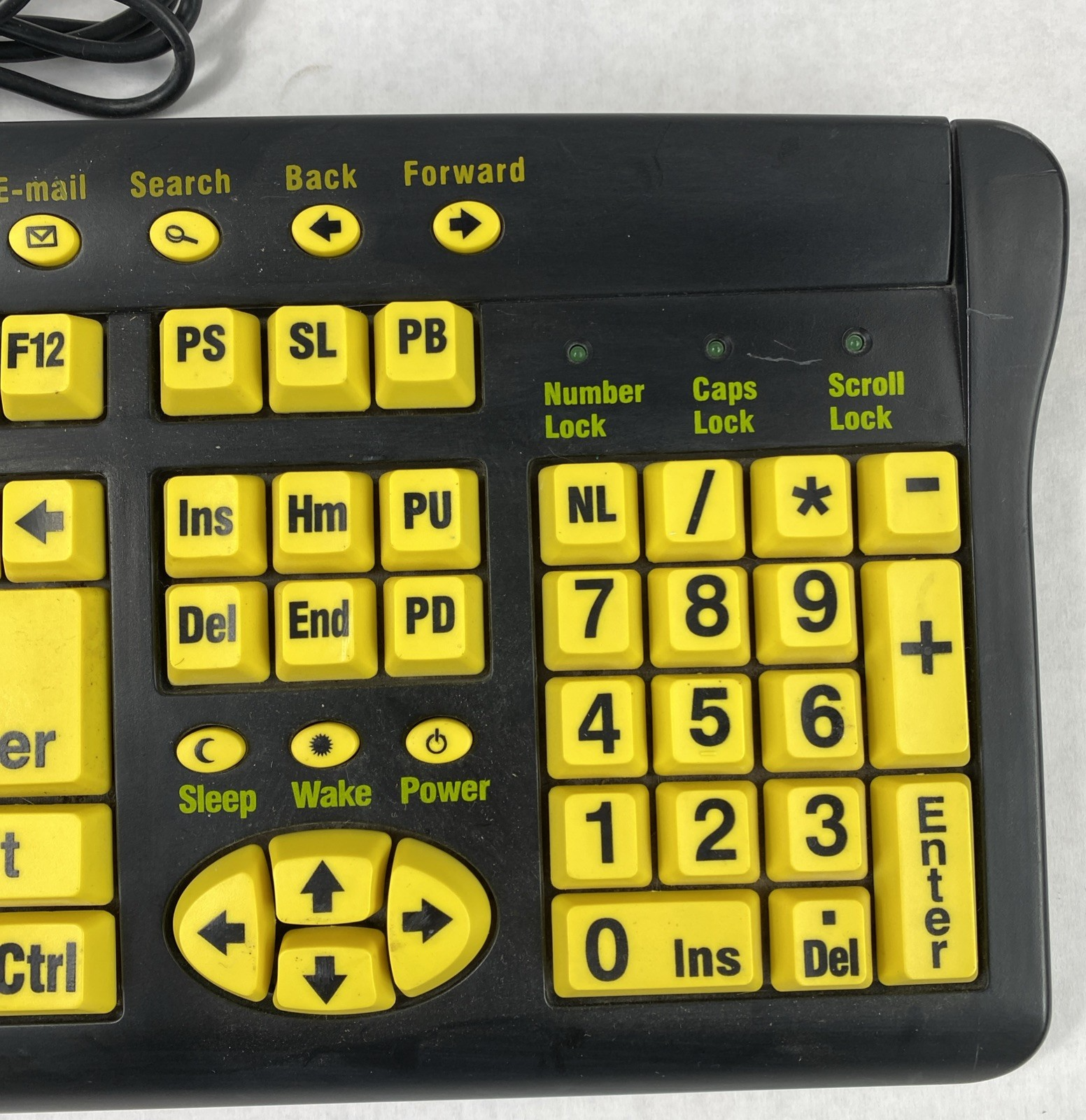KEYS-U-SEE YKB-LPB-USB Wired USB Keyboard Tested