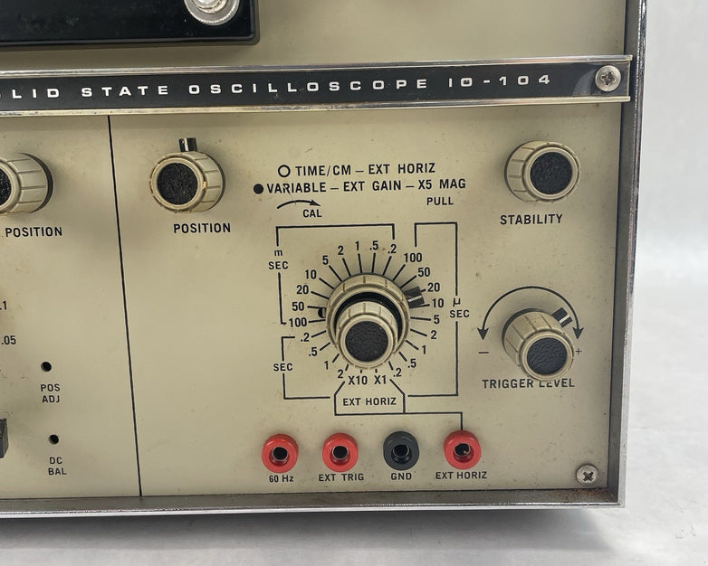 Heath 10-104 Oscilloscope Missing Grid Parts Or Repair
