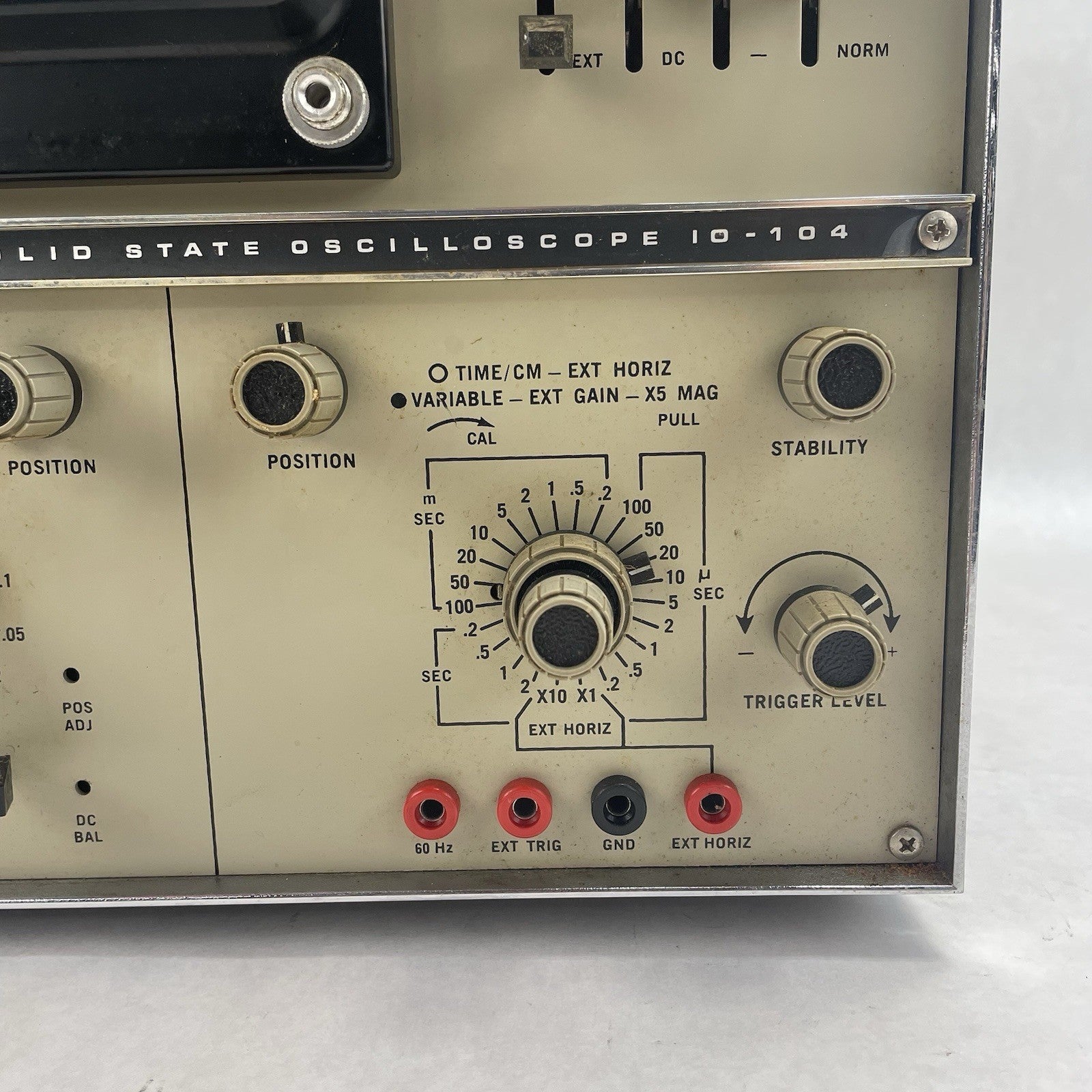 Heath 10-104 Oscilloscope Missing Grid Parts Or Repair3