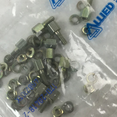 ALLIED Amphenol (4G82101X) D-Sub Accessory Screwlock Nut/Washer (10 in bag) NEW