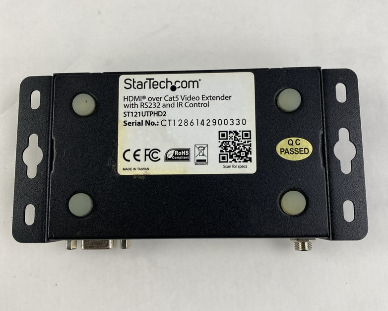 Smart Tech HDMI ST121UTPHD2 HDMI Over Cat5 Video Extender w/ RS232 - Untested