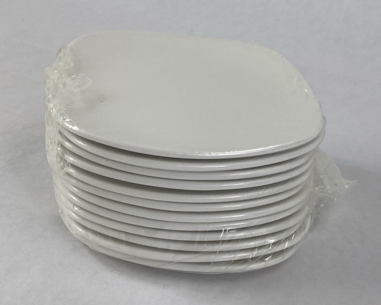 Steelite Distinction C078 Plate Quadro 14cm 5 1/2 Monaco White 36ct. per Case