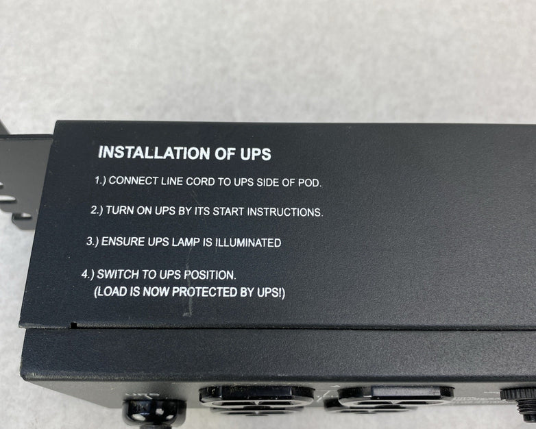 Emerson MP2-120C Liebert MicroPOD AC Power System 120V 16A - Two Straight 5-20P
