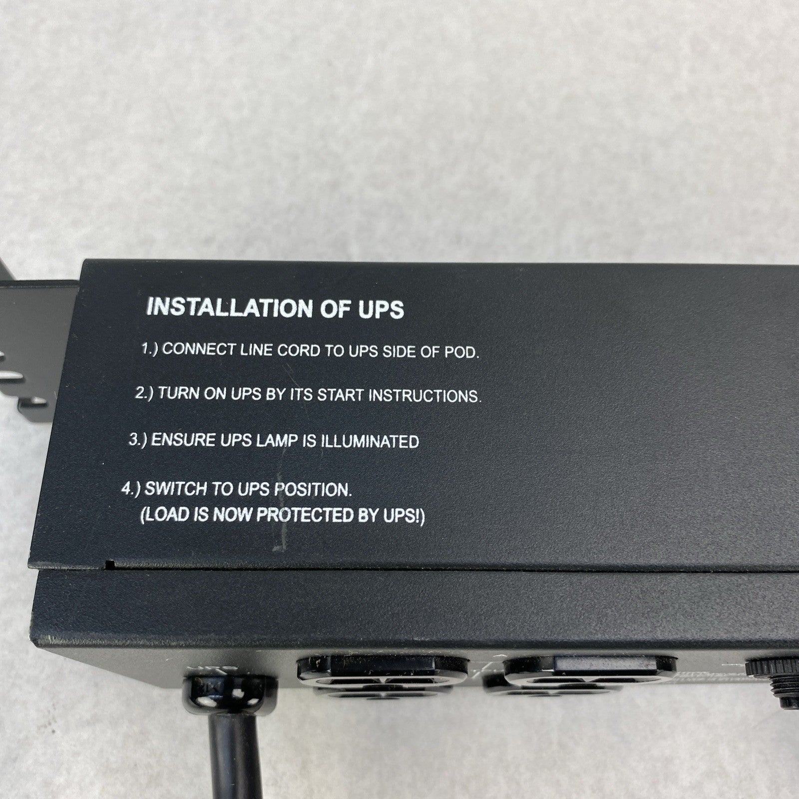 Emerson MP2-120C Liebert MicroPOD AC Power System 120V 16A - Two Straight 5-20P11