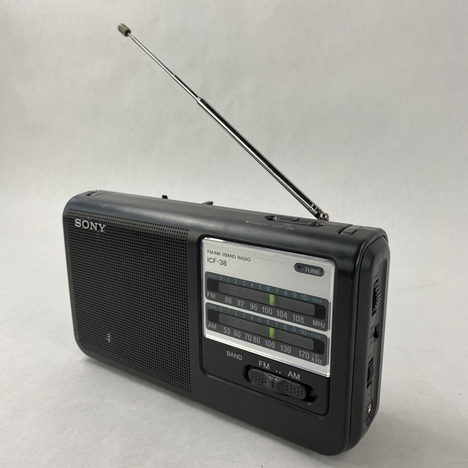 Sony ICF-38 FM/AM 2Band Radio  Tested0