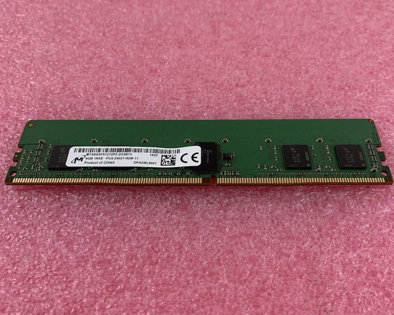 Micron 4GB 1RX8 PC4-2400T-RDB-11 MTA9ASF51272PZ-2G3B1II DDR4 RAM Memory