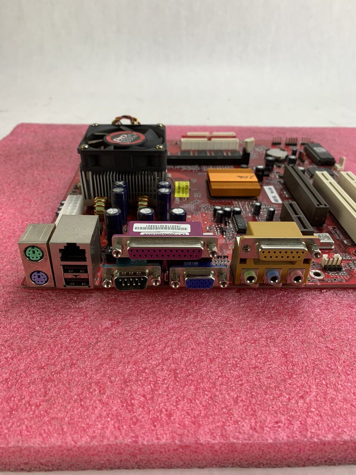 PC Chips M810L Motherboard AMD Duron 1.26GHz No RAM No I/O Shield