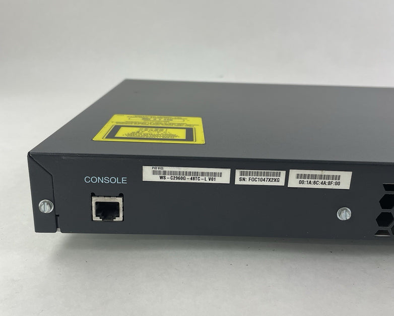 Cisco WS-C2960G-48TC-L 48-Port V01 Tested and Reset