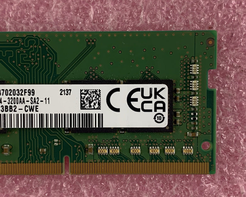 Samsung M471A2G43BB2-CWE 16 GB 1Rx8 PC4-3200AA Laptop Memory Ram