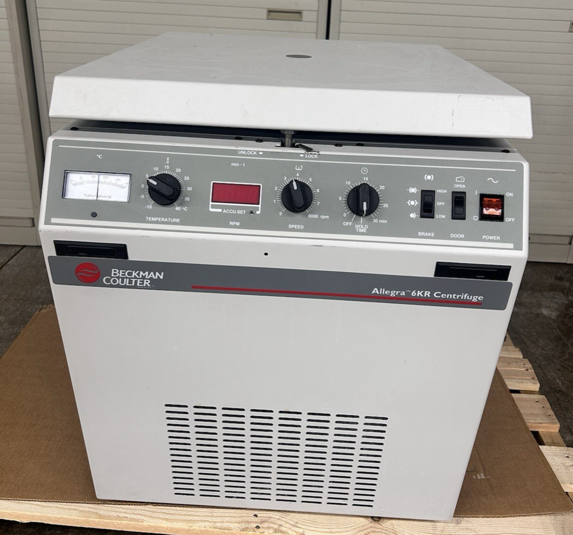 Beckman Allegra 6KR Refrigerated Centrifuge w/ Bucket Rotor - Parts or Repair