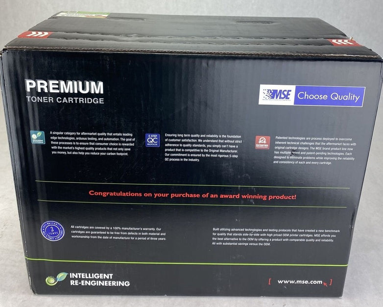 MSE Cyan toner cartridge replacement for HP CE261A 648A LaserJet CP4520 CP4525
