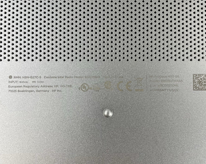 HP ProBook 450 G8 15.6" i5-1135G7 2.40 GHz 8 GB RAM No SSD/OS/AC
