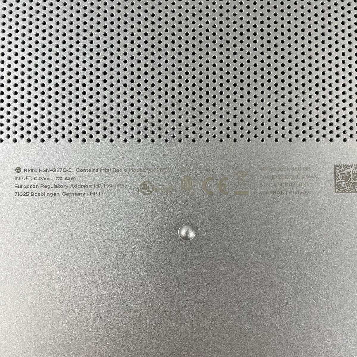 HP ProBook 450 G8 15.6" i5-1135G7 2.40 GHz 8 GB RAM No SSD/OS/AC15
