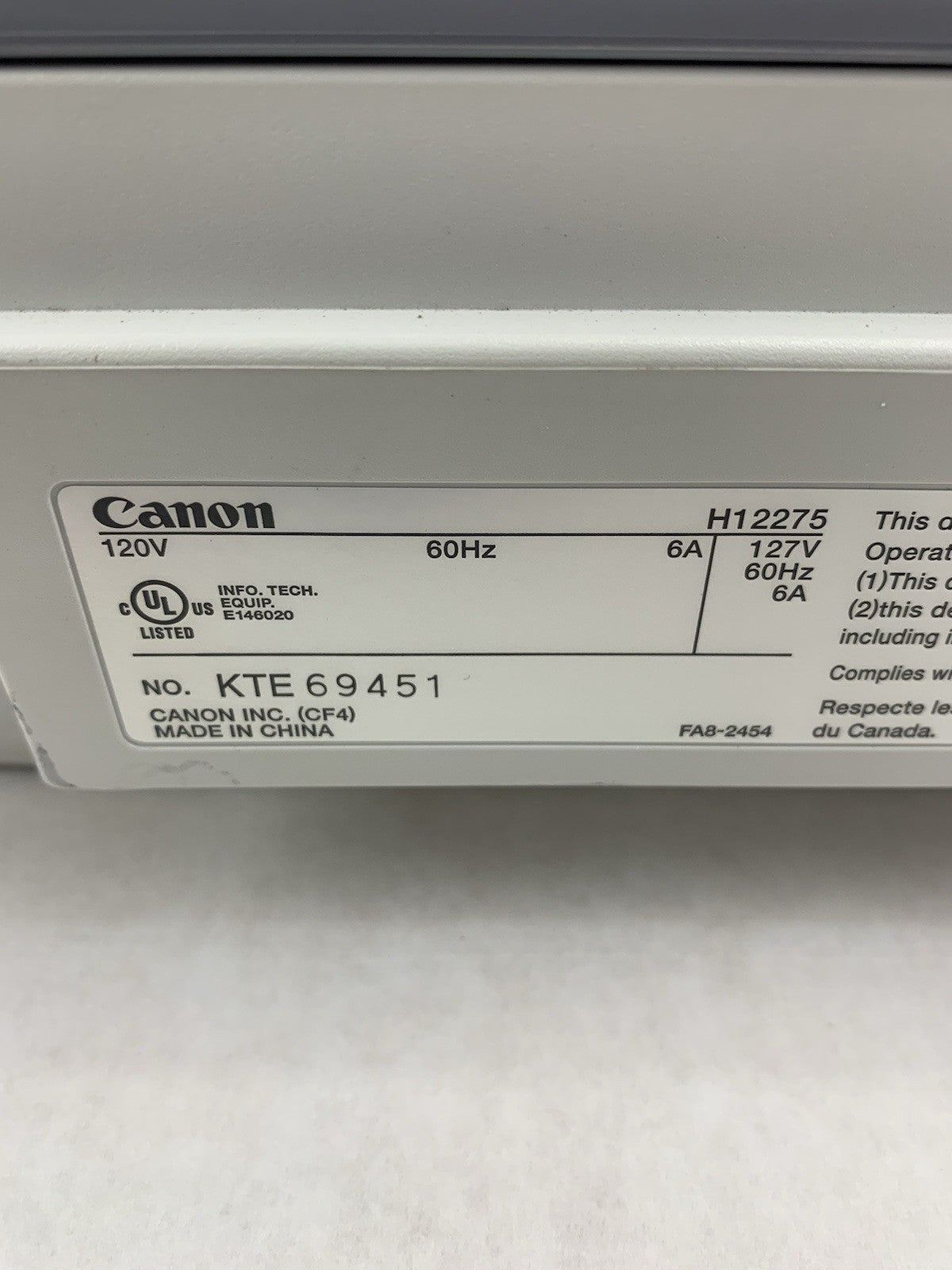 Canon PC170 Personal Copier - Parts or Repair Bad Lens Spots