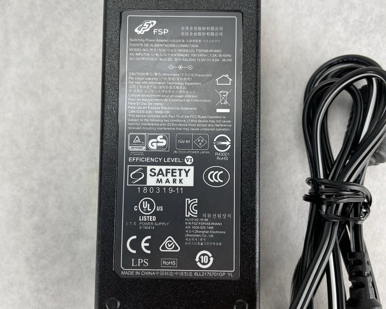 FSP FSP048-RHAN3 AC Adapter Power Supply 12V 4A 48W No Powercord Lot of 20