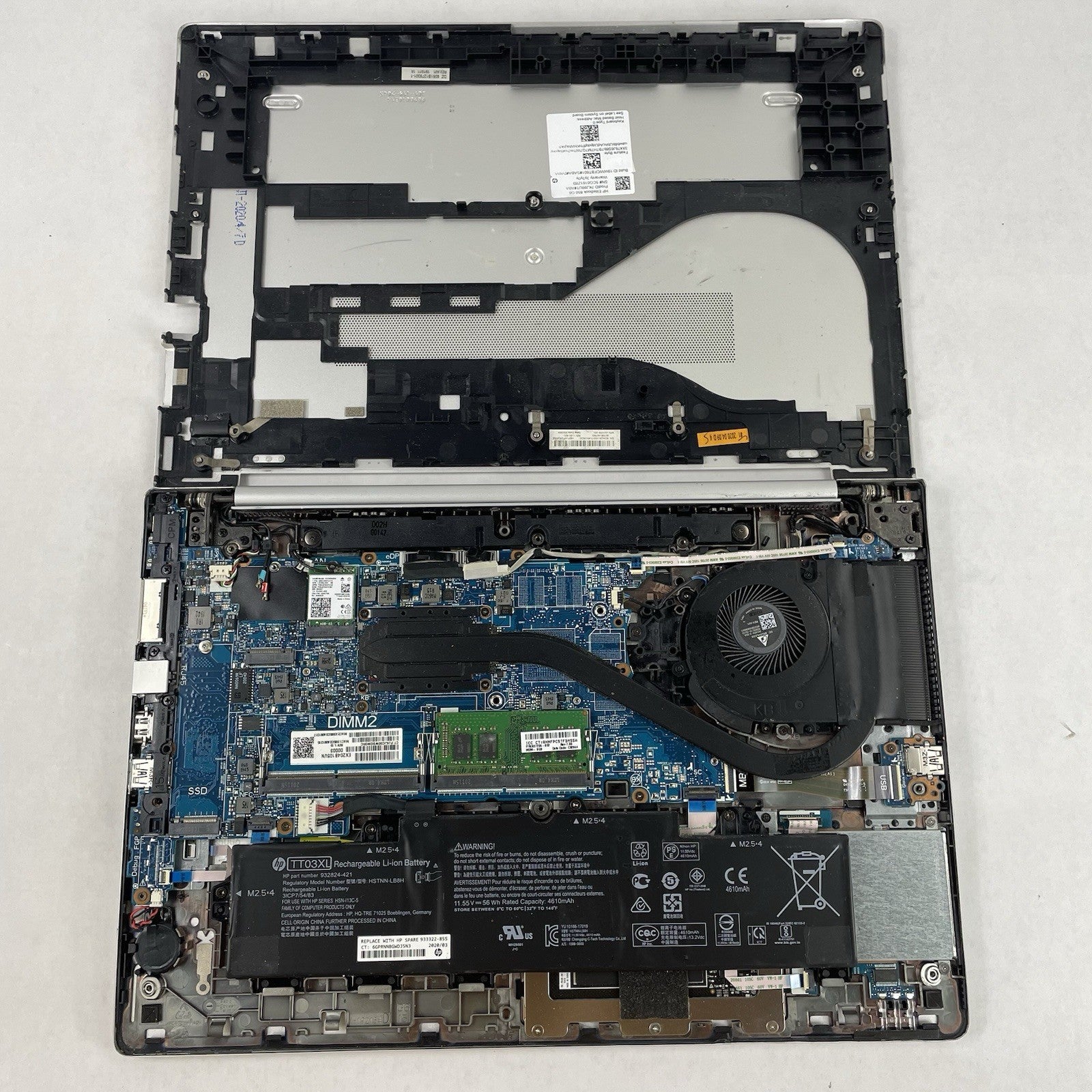 HP EliteBook 850 G6 15.6" i5-8365U 1.60 GHz 8 GB RAM No SSD/OS/AC - Bottom Latch15