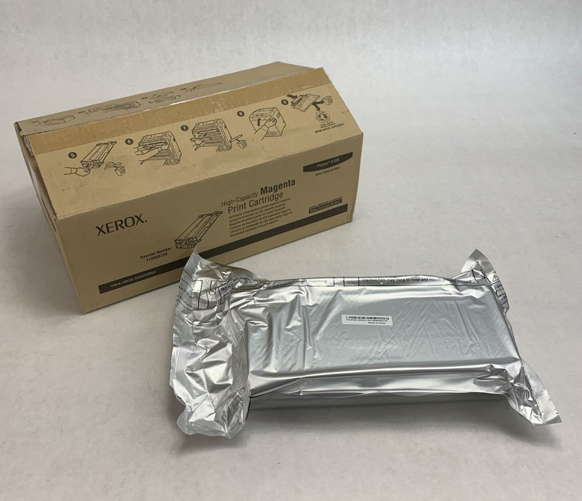 Xerox Phaser 6180 113R00724 High-Capacity Magenta Print Cartridge - Open Box