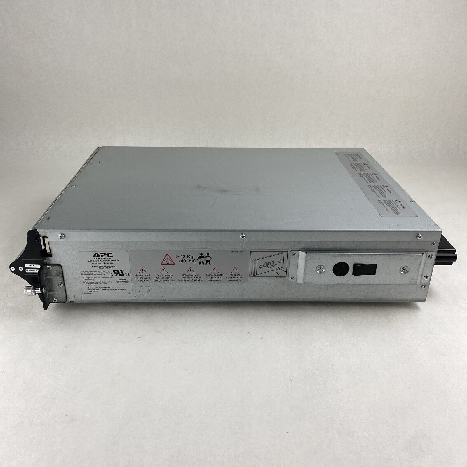 APC SYPM10KF Symmetra PX 10kW Power Module 208V Power Supply Untested