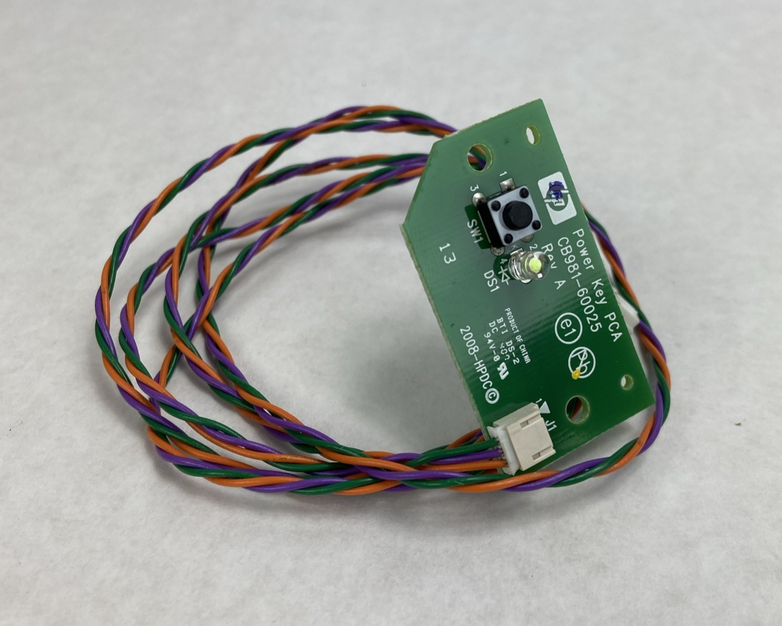 HP DesignJet Z5400 Power Switch Button Board CB981-60025