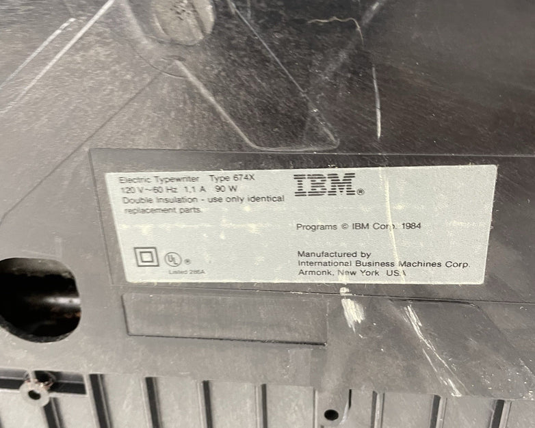 IBM Wheelwriter 3 Electronic Typewriter No Ribbon Parts or Repair