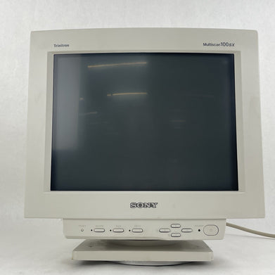 Sony 100SX CPD Trinitron Multiscan CRT VGA Monitor Tested