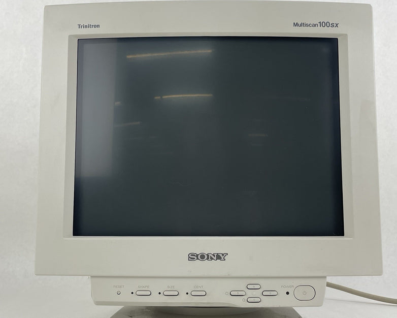 Sony 100SX CPD Trinitron Multiscan CRT VGA Monitor Tested