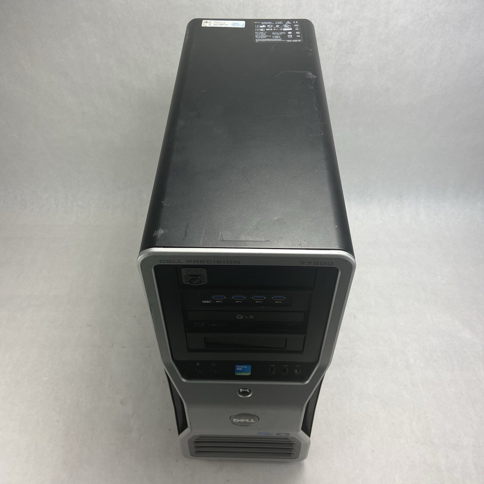 Dell Precision T7500 MT Intel Xeon X5690 3.47GHz 12GB RAM No HDDOS EVGA GTX 5802