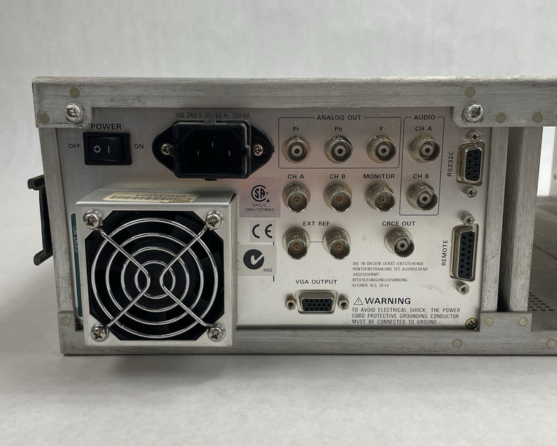 Tektronix Sony WFM1125 Waveform Vector Monitor Power Tested