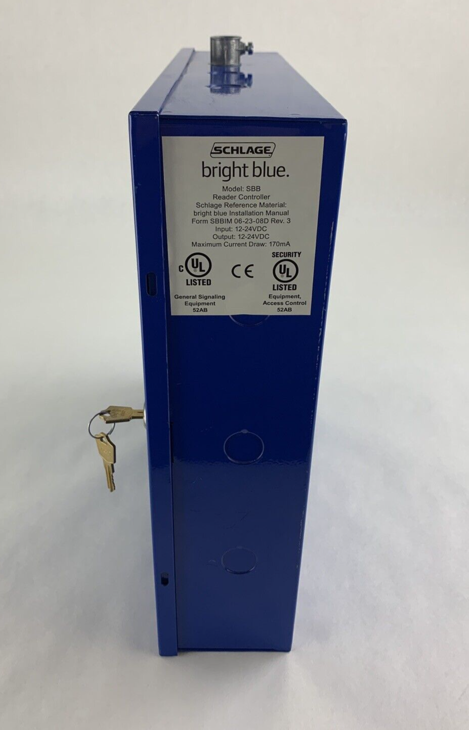 Schlage SBB Bright Blue Reader Interface Board 230-051-004 w/ Keys