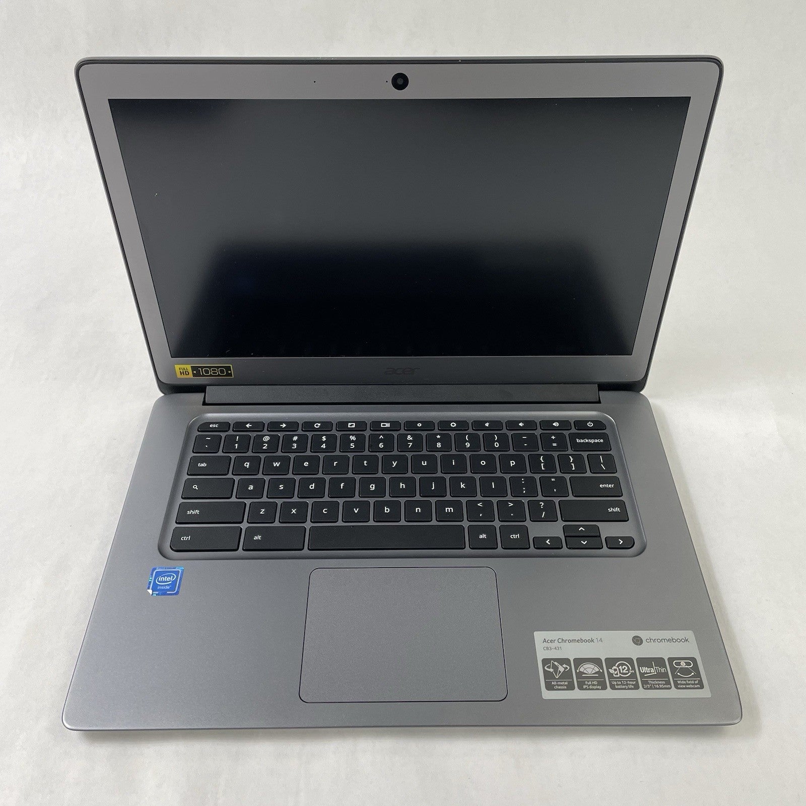 Acer Chromebook 14 CB3-431 14" Celeron N3160 1.60 GHz 4 GB RAM 16 GB HDD No AC1