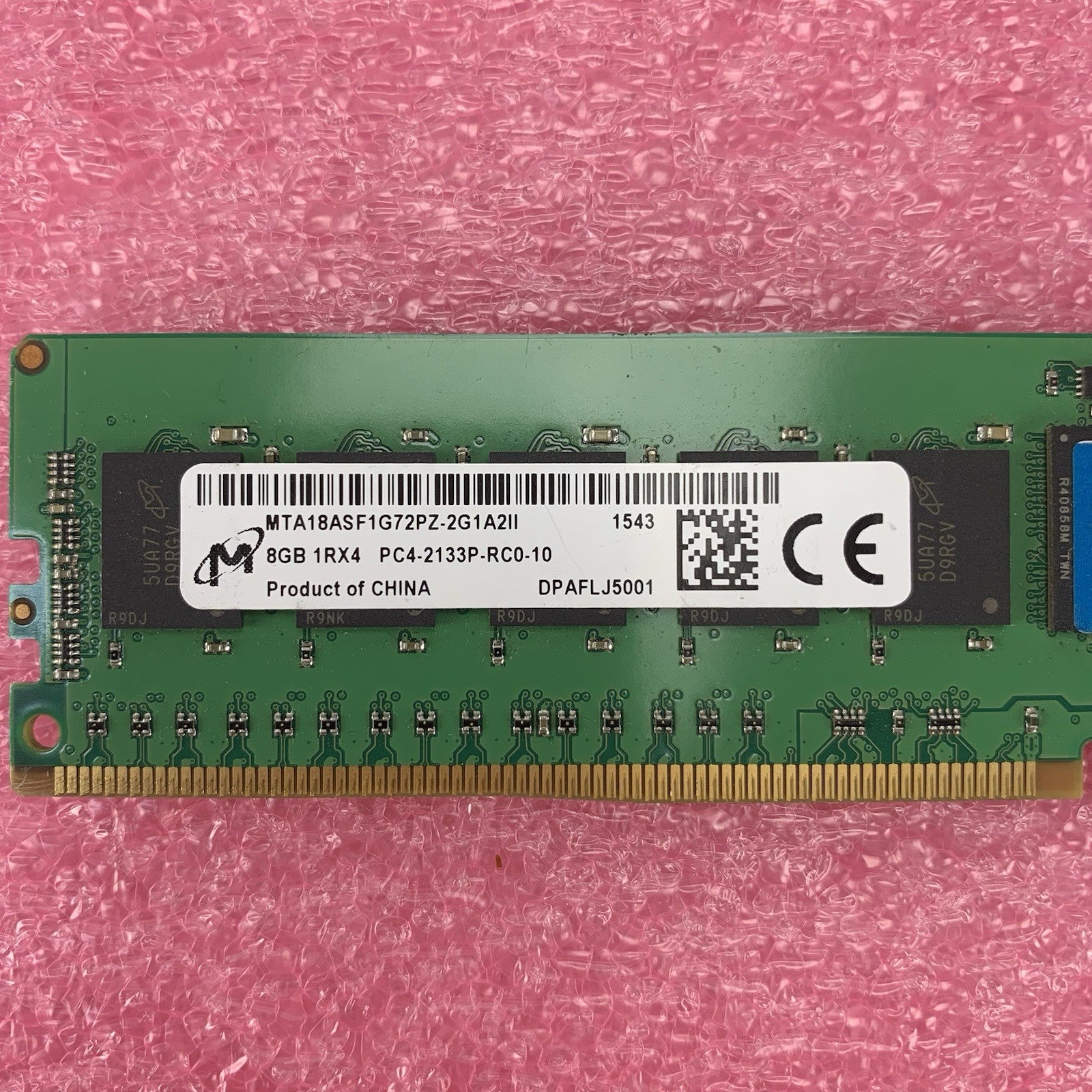 Crucial MTA18ASF1G72PZ-2G1A2II PC4-2133P-RC0-10 8GB 1Rx4 Desktop Memory RAM6