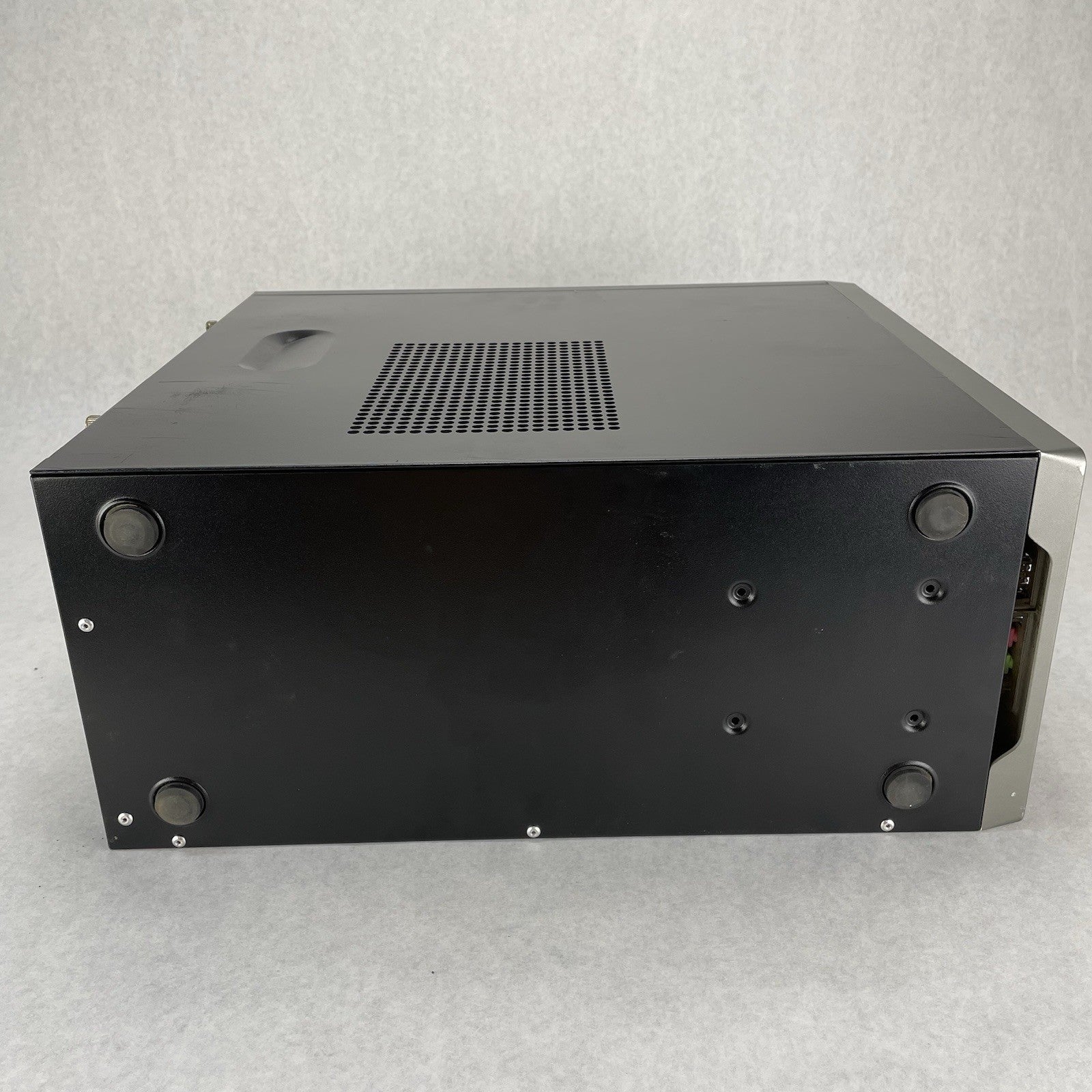 Vintage Retro Black Sleeper Build mATX Case Barebones 300w Power Supply