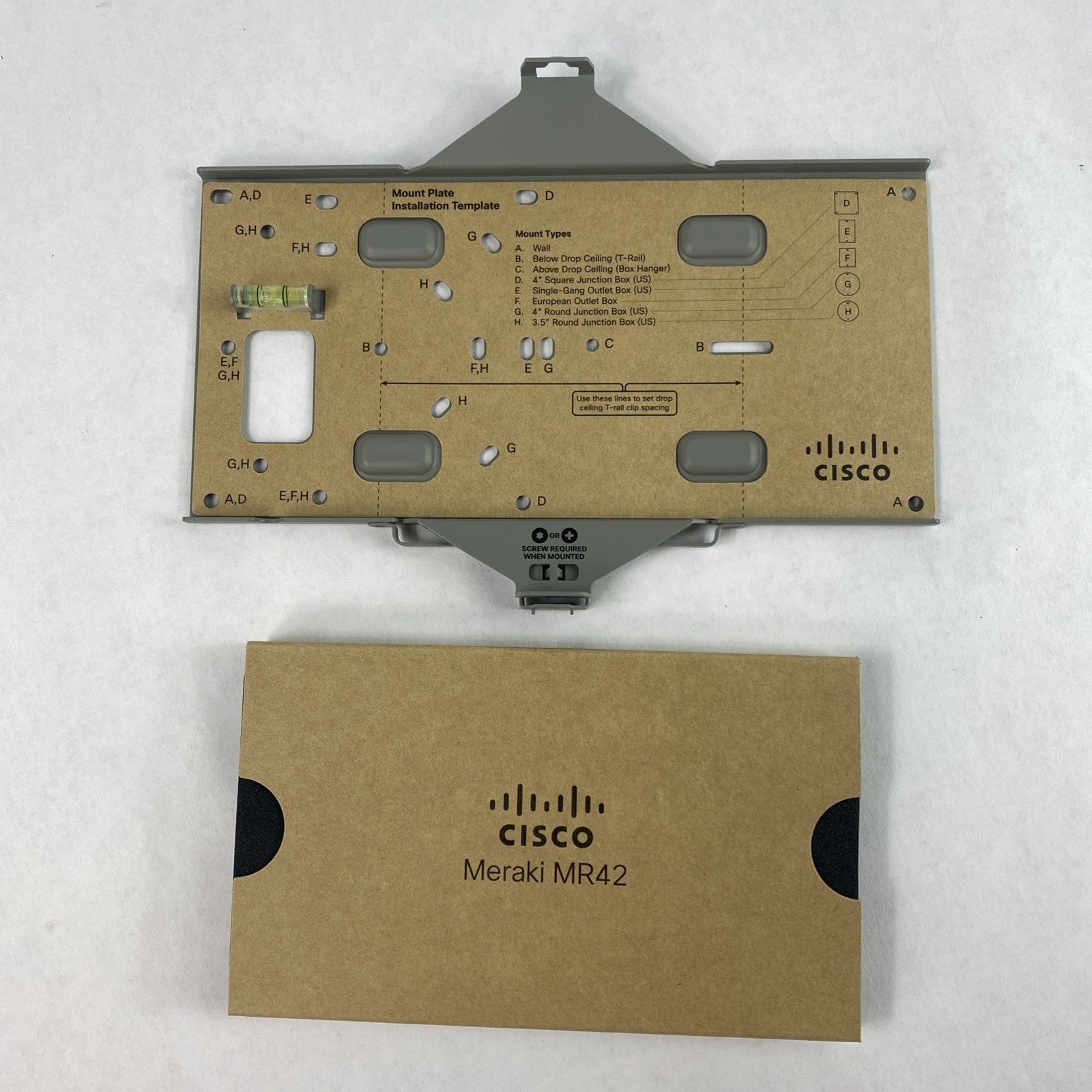 Cisco Meraki MA-MNT-MR-8 Mounting Kit for MR42 Access Point2